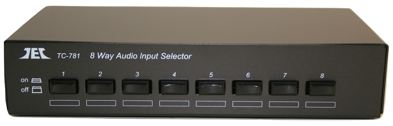 TEC TC-781 Eight Input Line Level Stereo Source Selector Switch