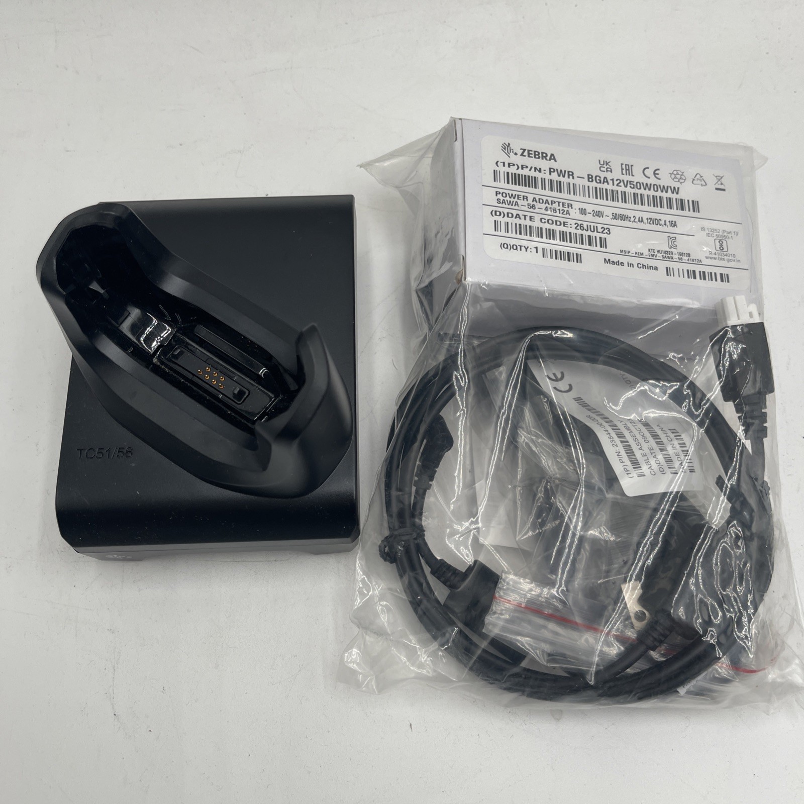Zebra CRD-TC51-1SCU1-01 1-Slot Charge Cradle SHARECRADLE-01 for TC51 & TC56 *NEW