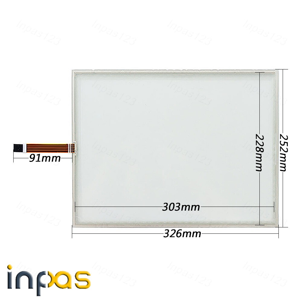 1PC  for  touch screen glass digitizer for repair  AMT 2513 AMT2513 AMT-2513