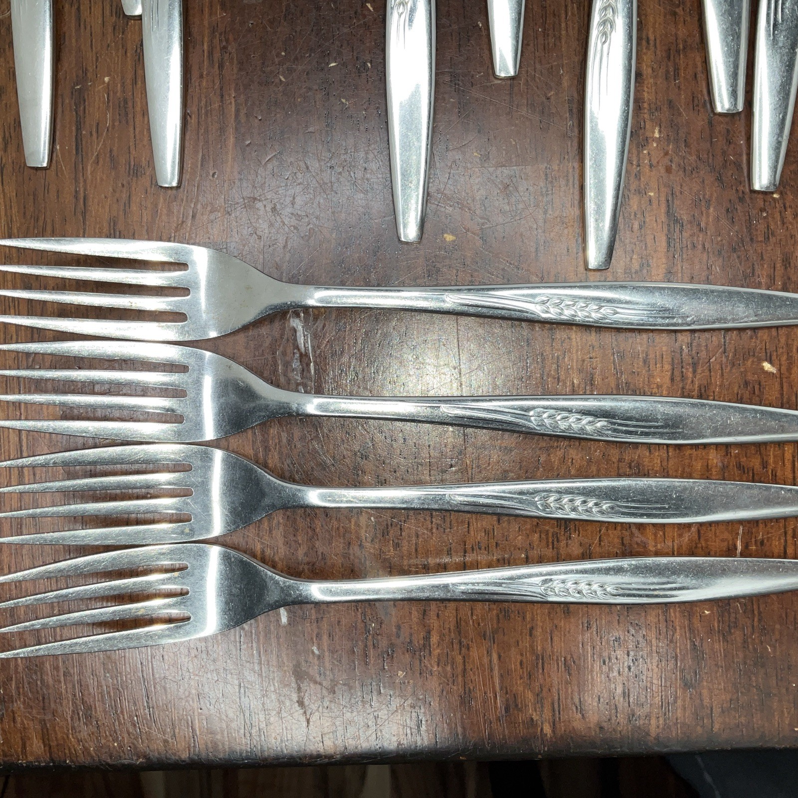 Prudential Stainless “Wheat Sprig” Flatware 30 PC Set