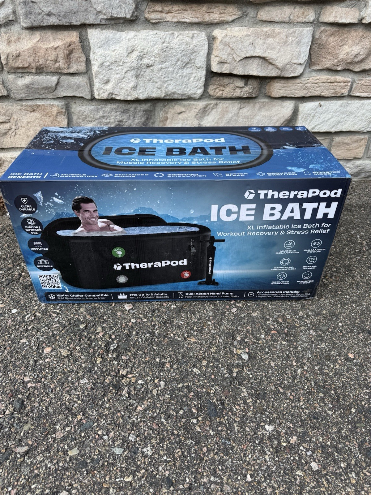 Therapod Portable Inflatable Ice Bath - NEW IN BOX