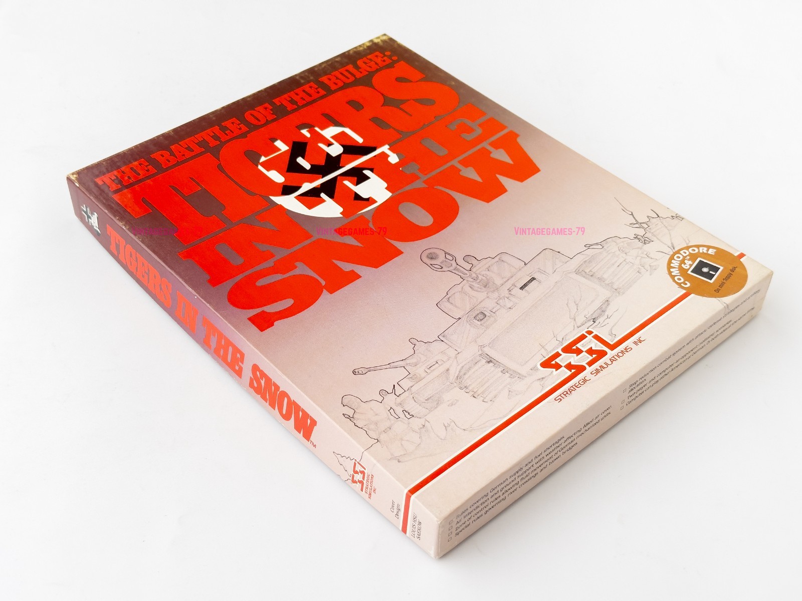 The Battle of the Bulge: Tigers in the Snow - SSI - 1984 / Commodore 64