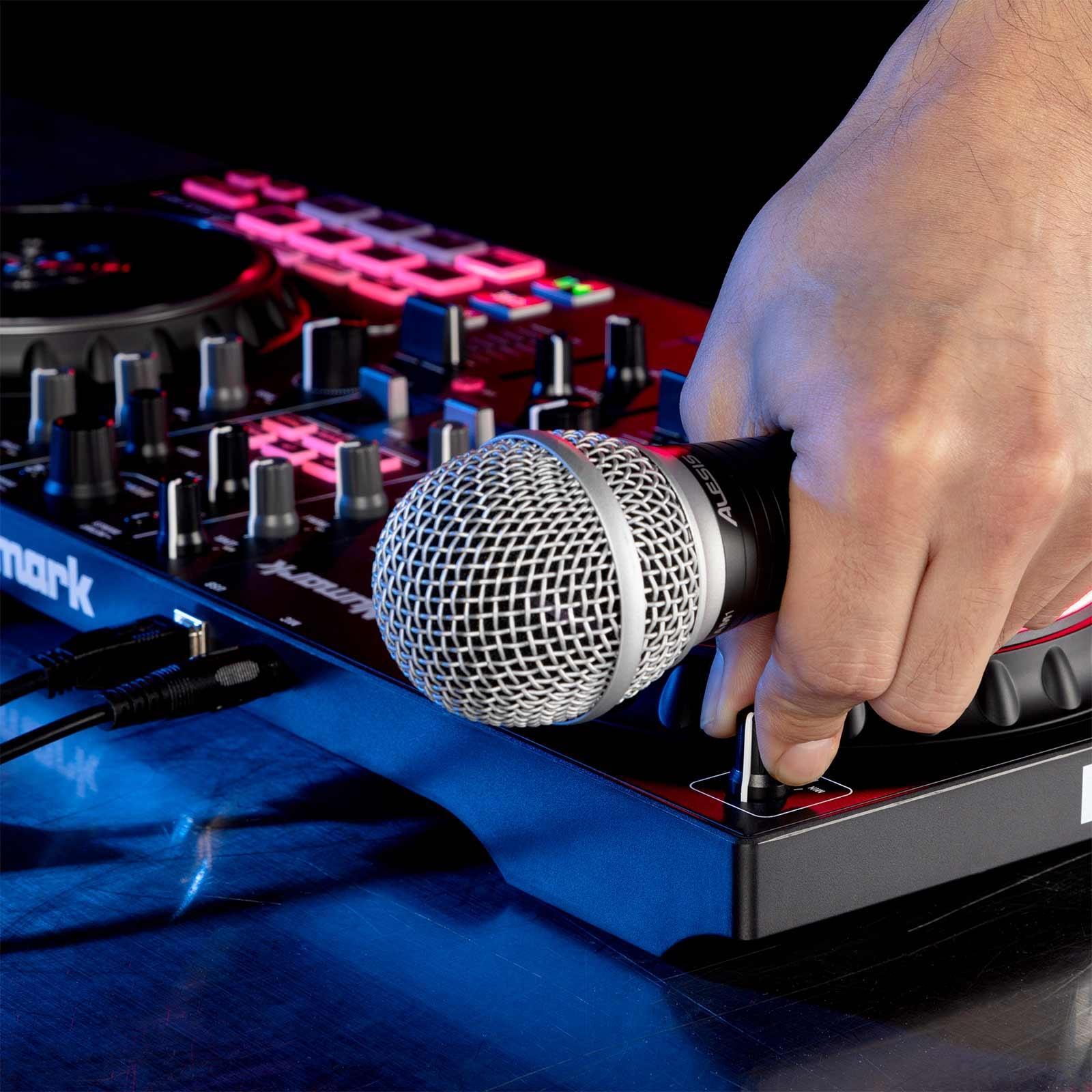 Numark Mixtrack Pro FX Effects 2-Deck Serato DJ Controller, 15" PA Speakers Pack