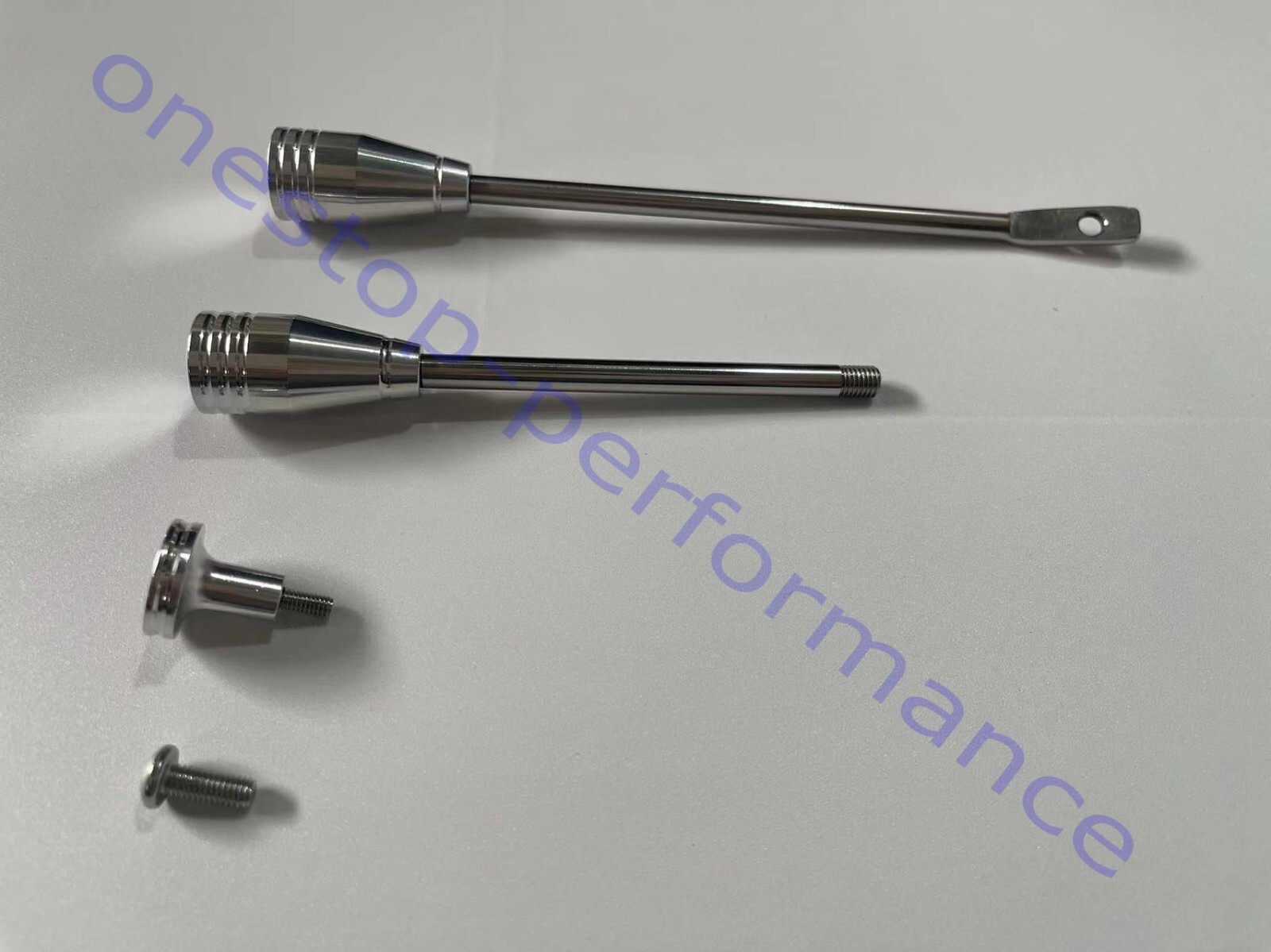 GM Steering Column Dress Up Kit Turn Signal Tilt Lever&Hazard Knob Polished Alum