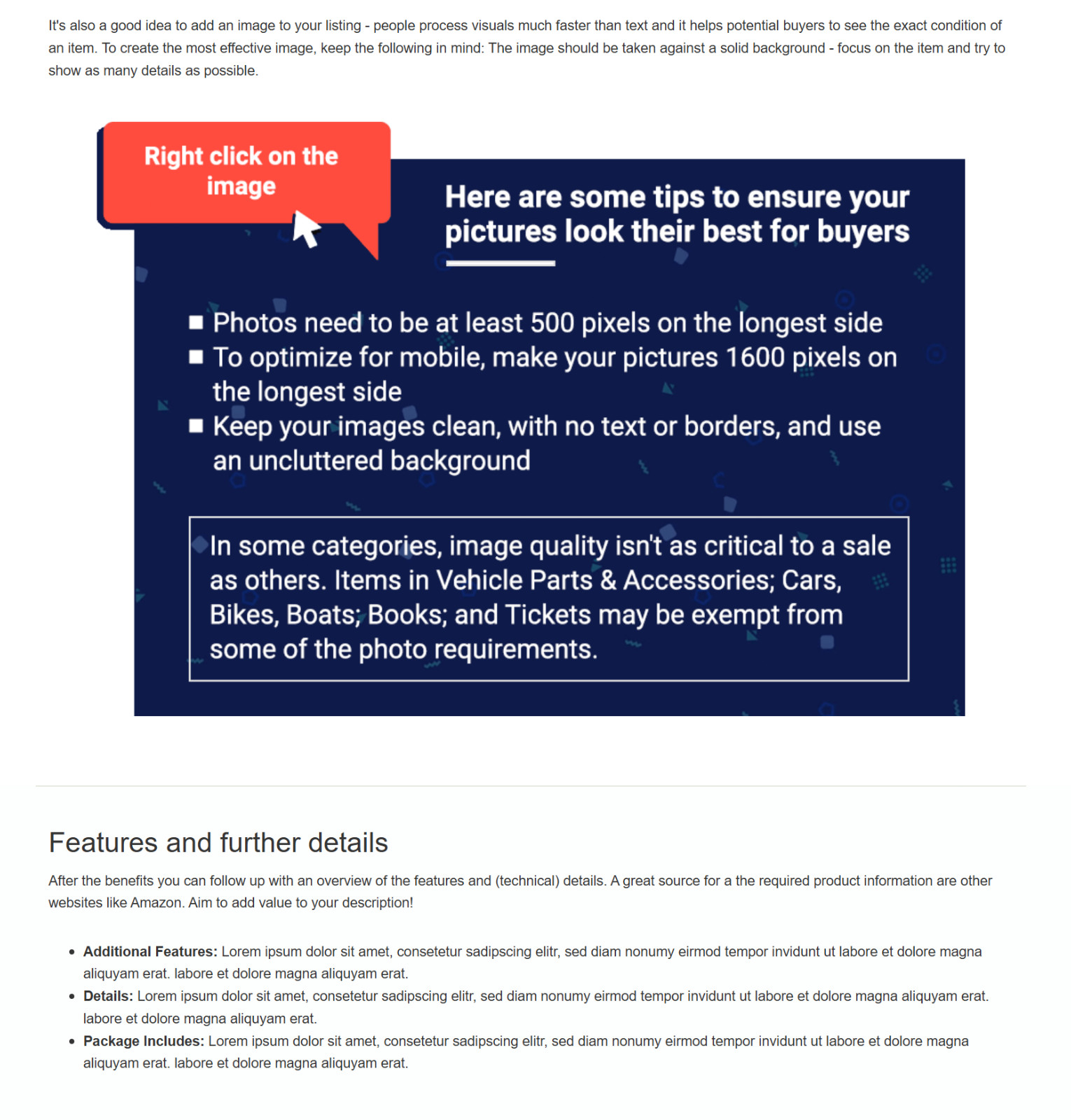 Make your ebay listing description to next level with HTML Description