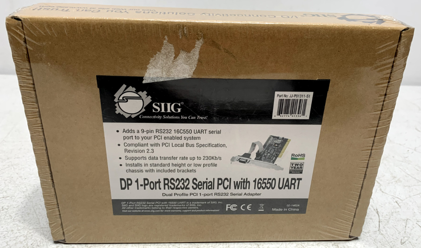 SIIG JJ-P01311-S1 1 Port Serial Adapter