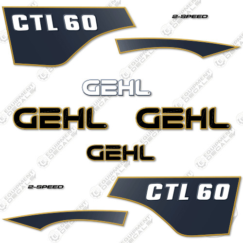 Fits GEHL CTL60Turbo Decal Kit Skid Steer Decals