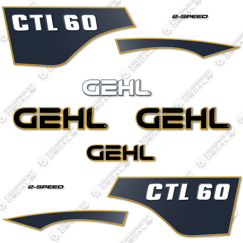 Fits GEHL CTL60Turbo Decal Kit Skid Steer Decals