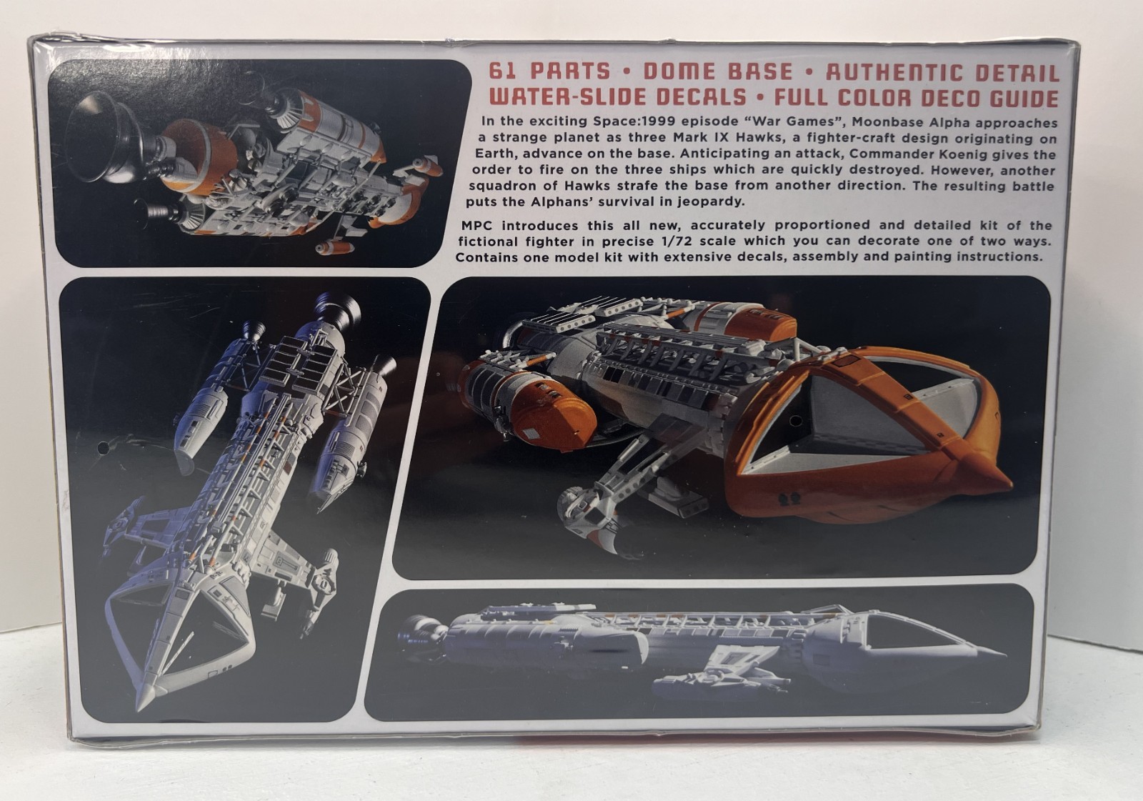 MPC SPACE 1999 HAWK MARK IX SPACECRAFT PLASTIC MODEL KIT NEW - SEALED