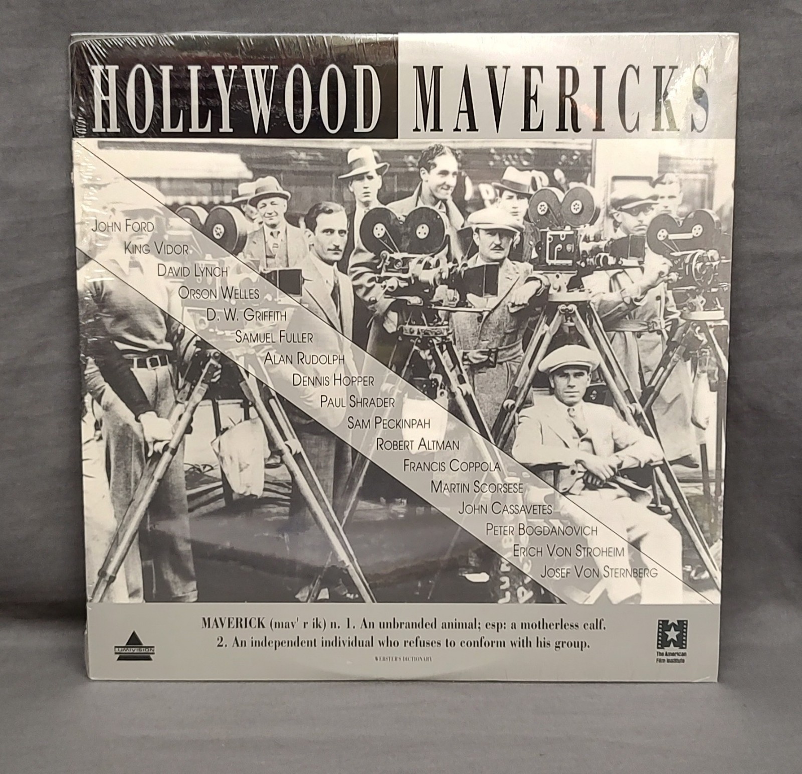 Hollywood Mavericks B/W Movie Director Interviews 1990/91 Laserdisc Sealed