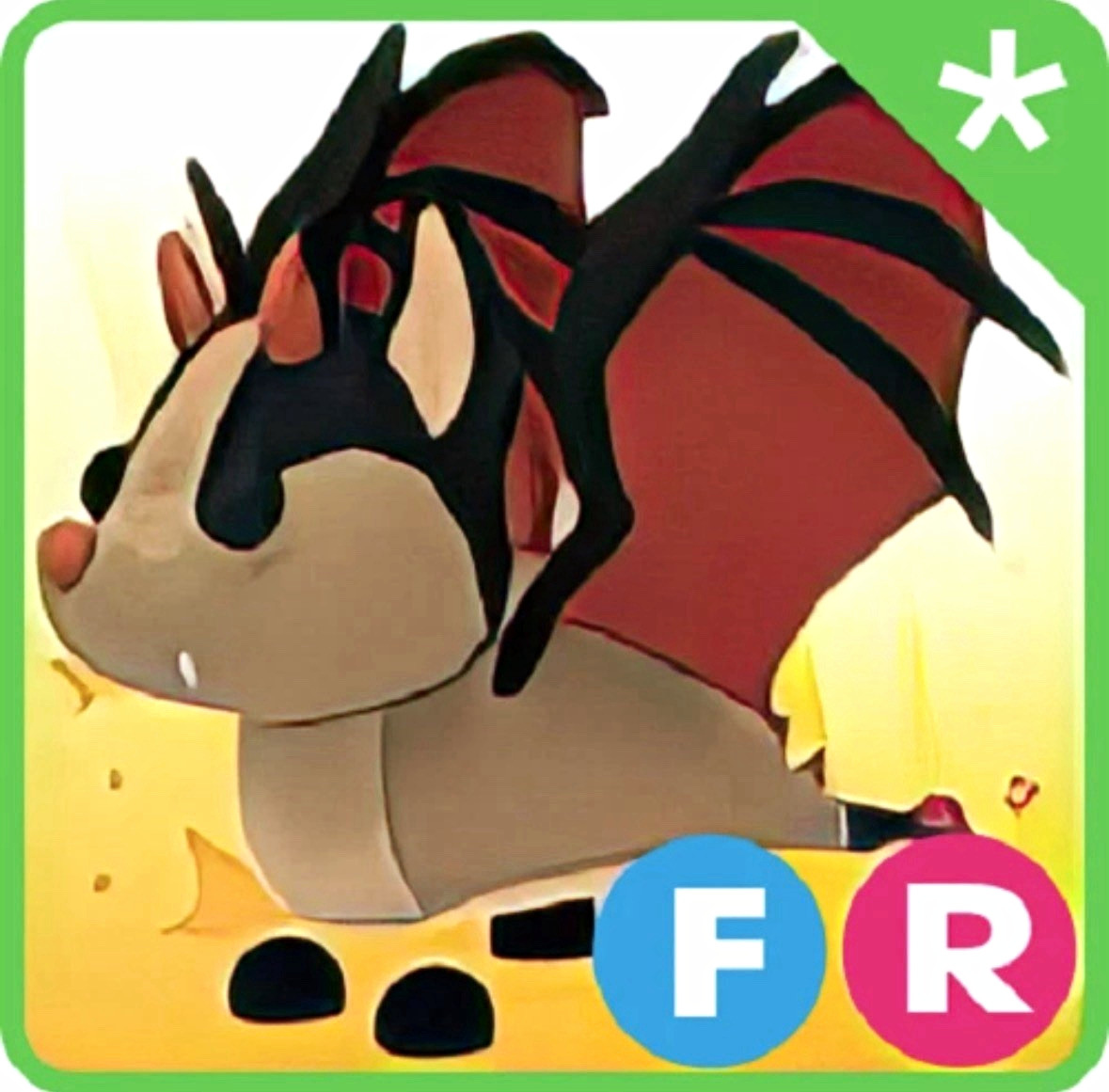 Adopt Me Bat Dragon - Full Grown / Ride Fly