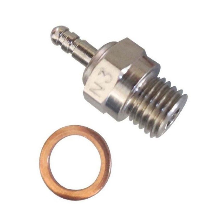 HSP 8# Glow Plug N3 | Universal Nitro Engine Spark Plug | Genuine Part #70117