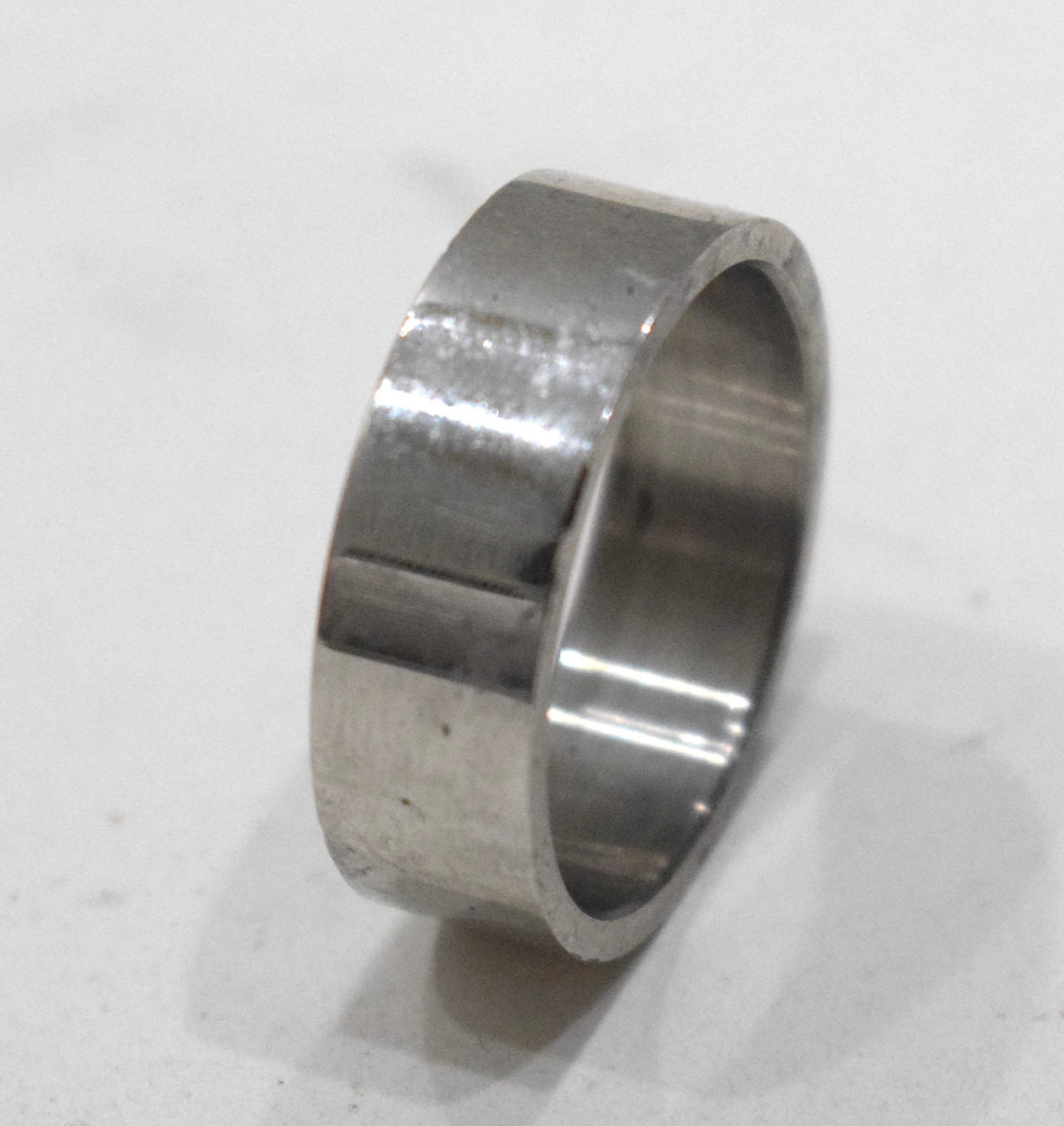 Ring Stainless Steel Etched Band Ring