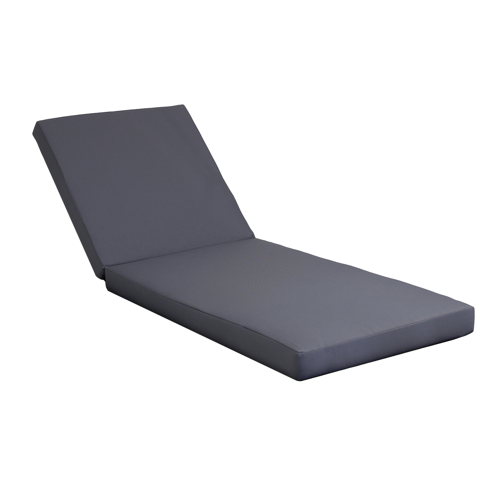 Broadway Outdoor Chaise Lounge Cushion Dark Grey