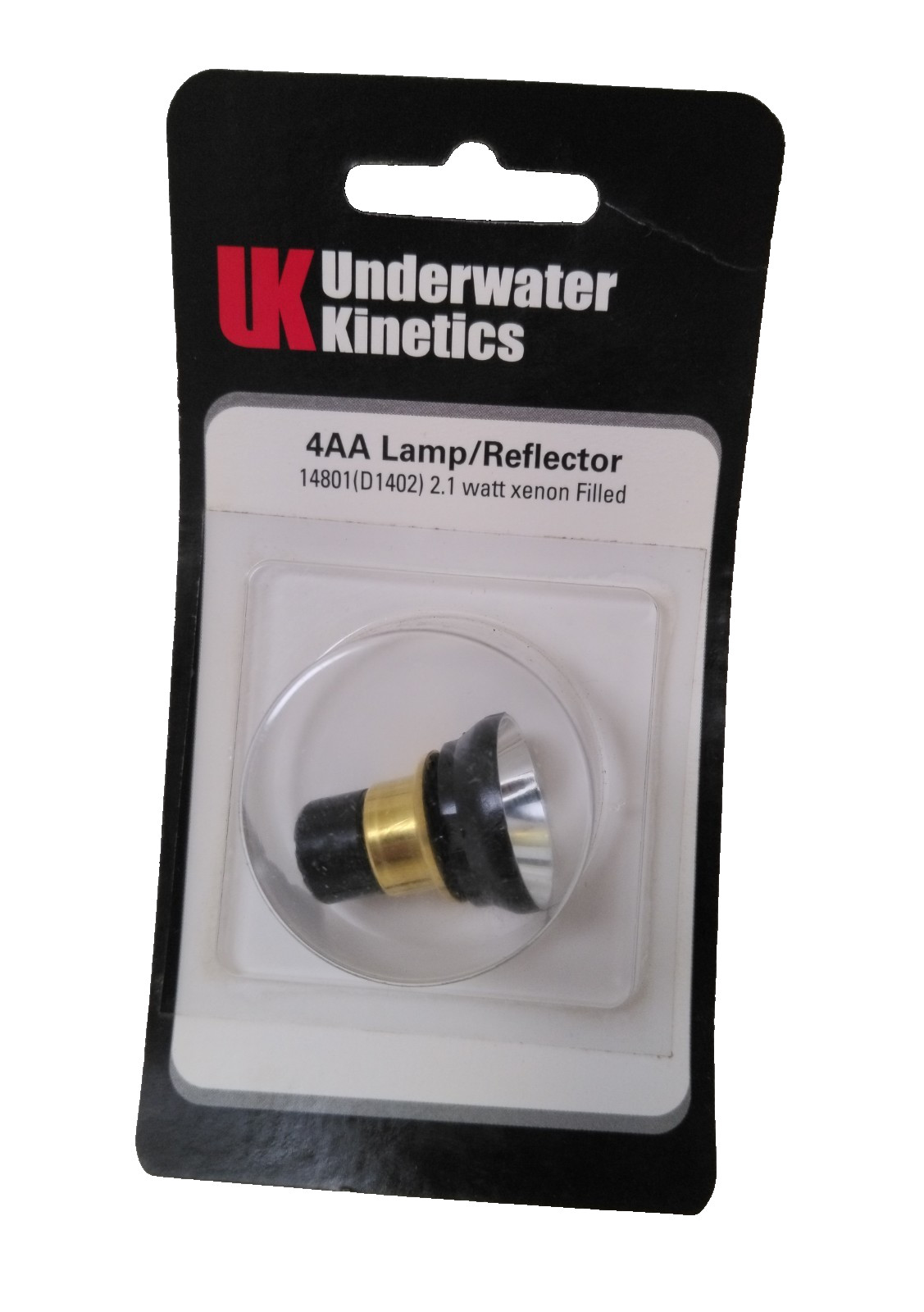 NEW Underwater Kinetics UK Lamp Reflector #14801 D1402 2.1 Watt Xenon Filled