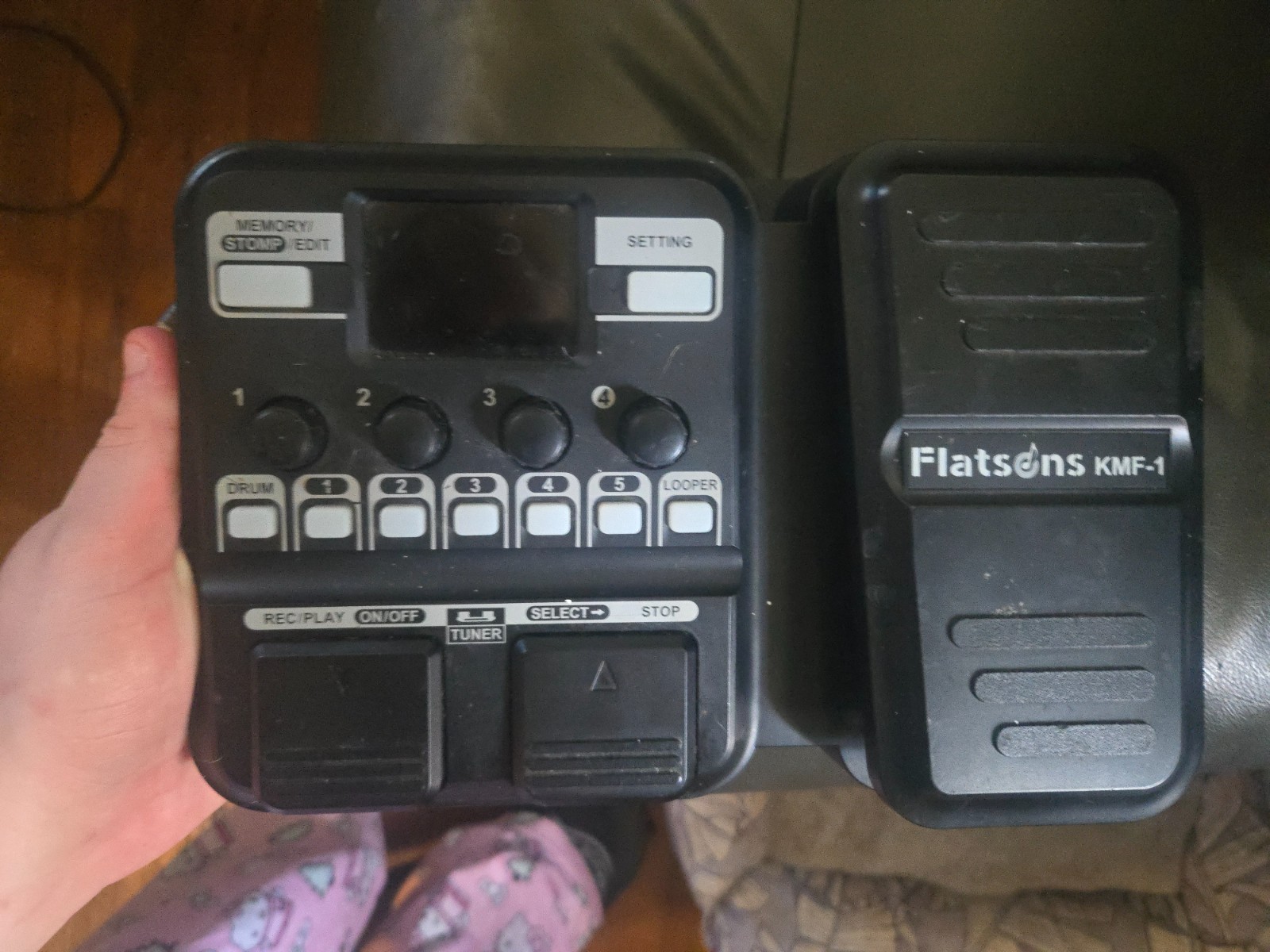 KMF-1 Guitar Pedal, 77 Effects Guitar Multi Effects Pedal with 50 Preset