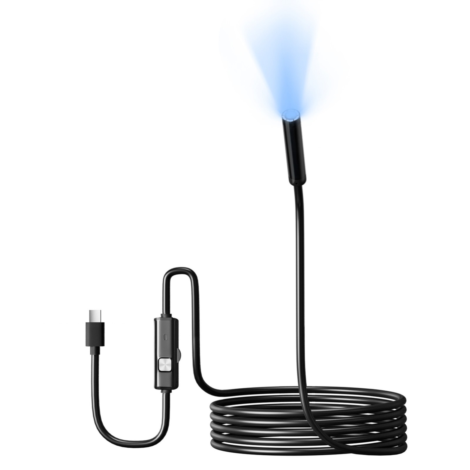 7mm HD Endoscope Camera USB Type C Borescope Inspection Tool for Android PC USA