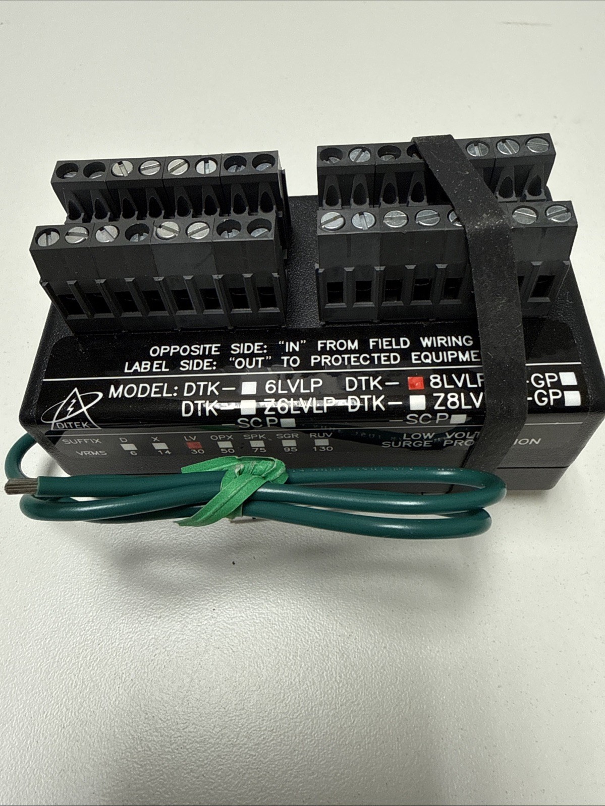 DITEK Surge Protection Voice/Data DTK-8LVLP Unfused 30V