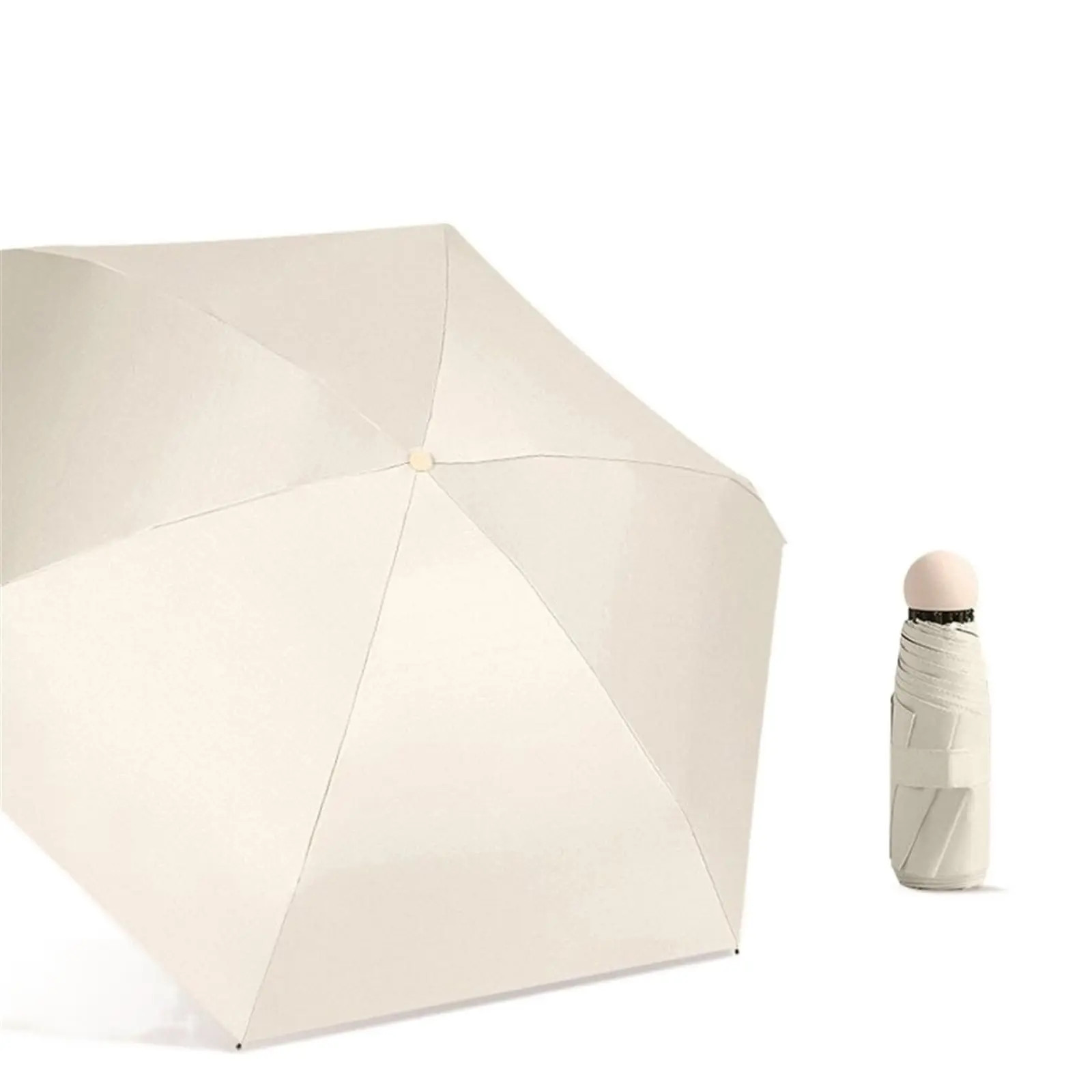 Dualuse Capsule Umbrella Portable Mini Rainproof Wind-resistant Sun Protection f