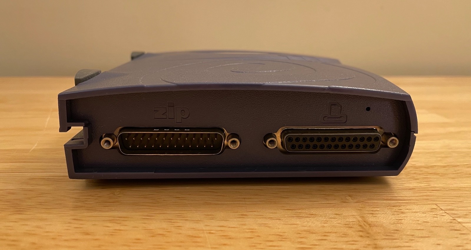 Iomega External Zip Drive Z250P w/ Data Cable, No Power Supply (Untested)