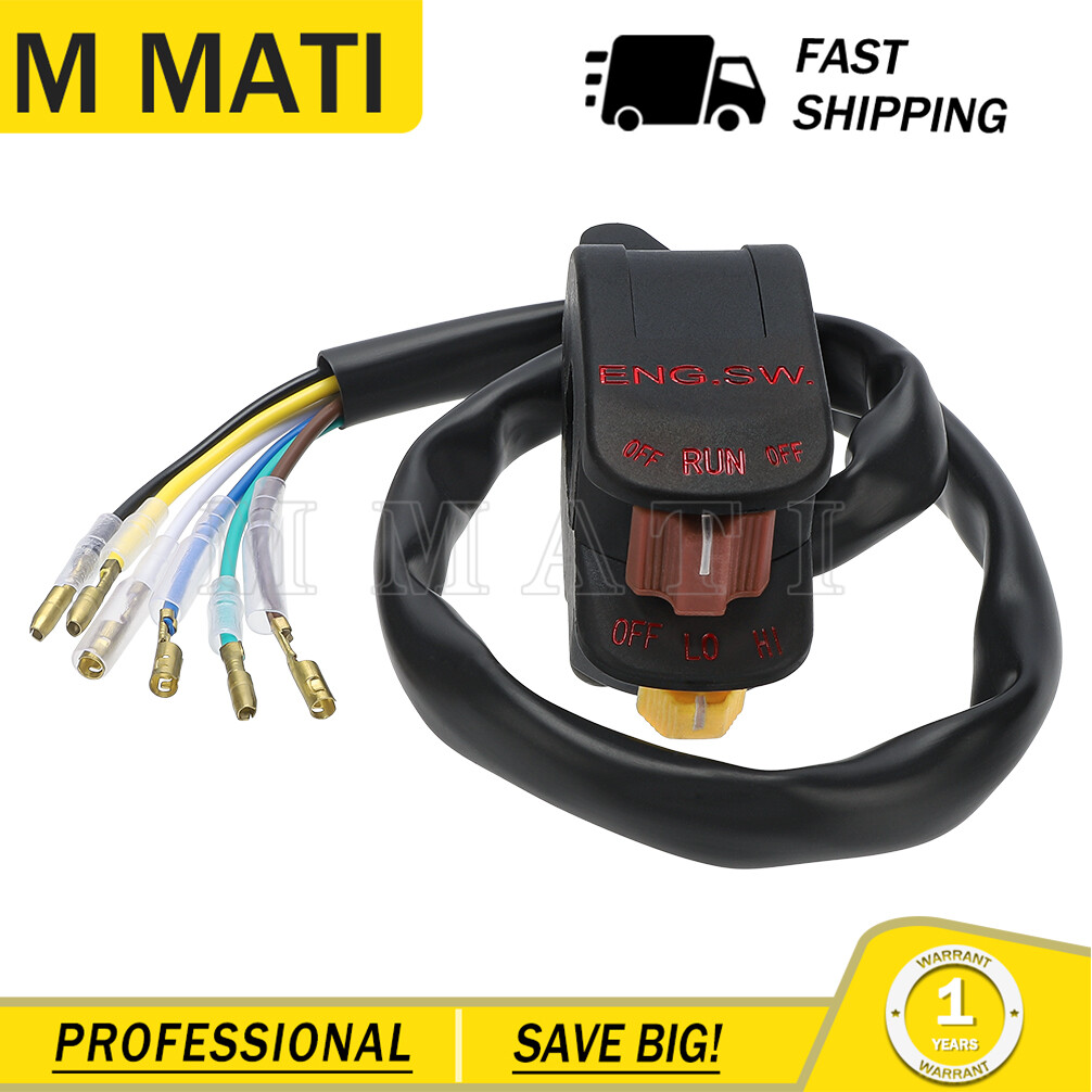 Left Handlebar Run Switch for Honda 35200-958-013 35200-958-681 35200-943-680