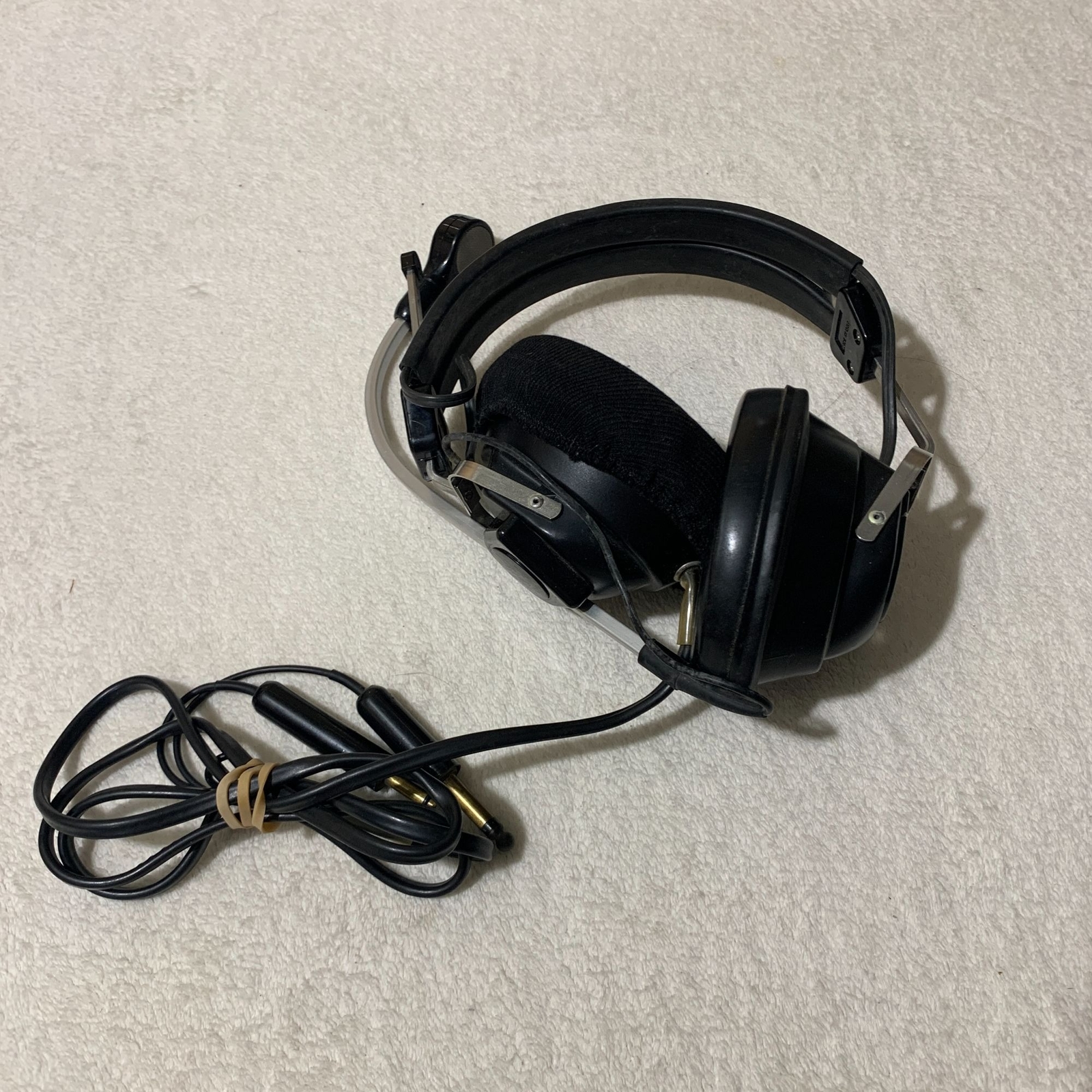 Vintage Telex ARB-1400 Aviation Headset Aircraft Headphones Good Condition