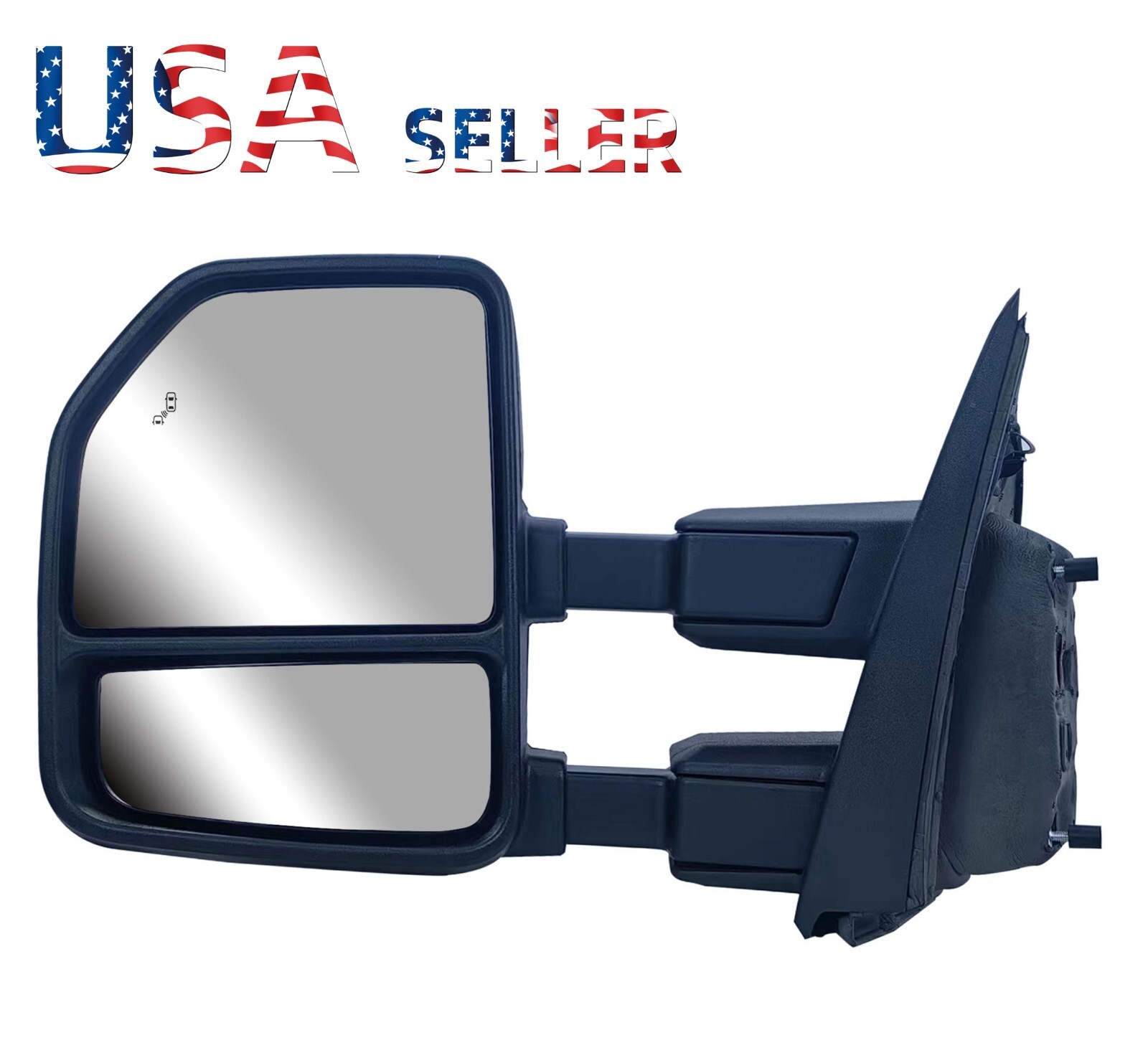 Driver Left Side Door Tow Mirror For 15-21 Ford F-150 250 350 450 550 Super Duty