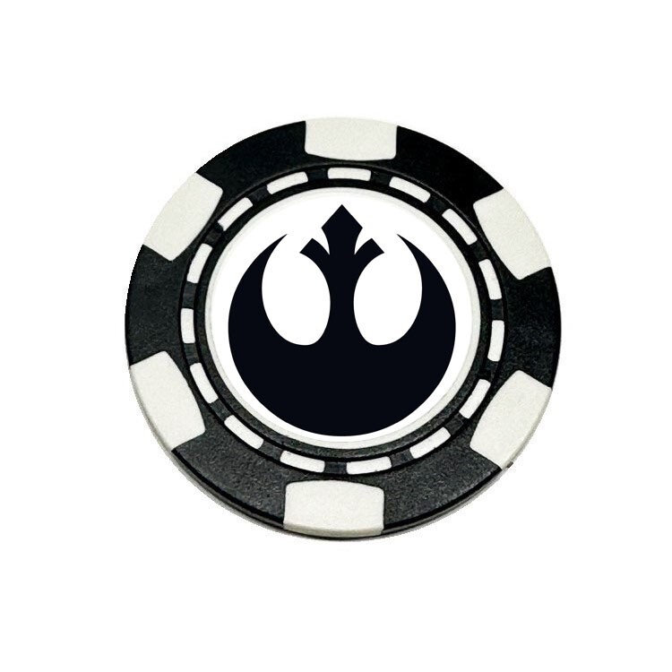 Star Wars Rebel Logo Clay Poker Chip Golf Ball Marker Card Guard