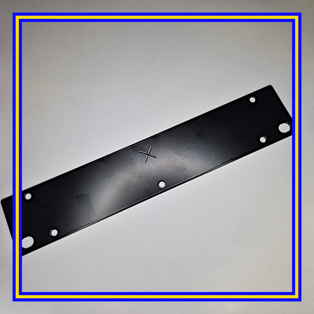 120944 x1 IKEA Metal Plate in Black
