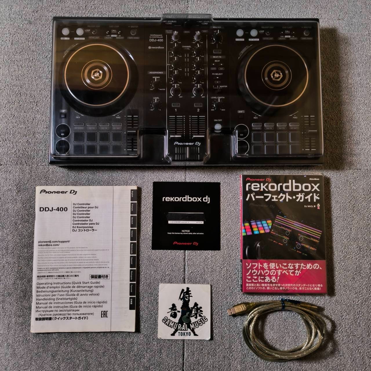 Pioneer DJ DDJ-400 DDJ400 2-Channel 2ch DJ Controller W/Cable &  License Key #1