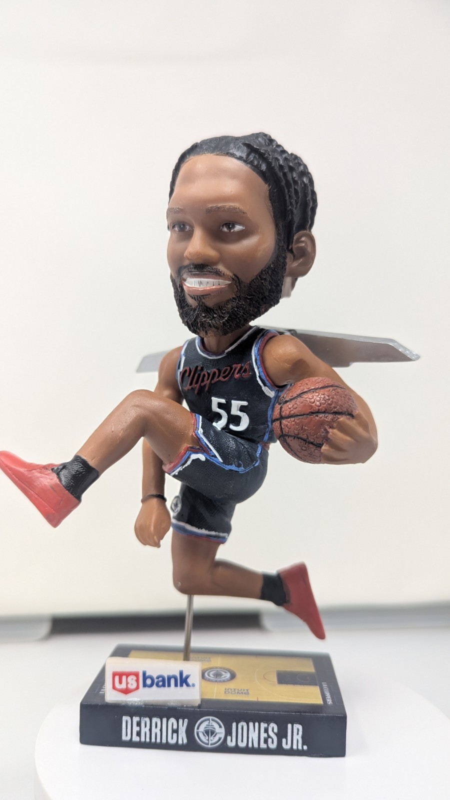 Limited|Rare Edition Derrick Jones Jr. Bobblehead 24-25 Season Free Noisemaker