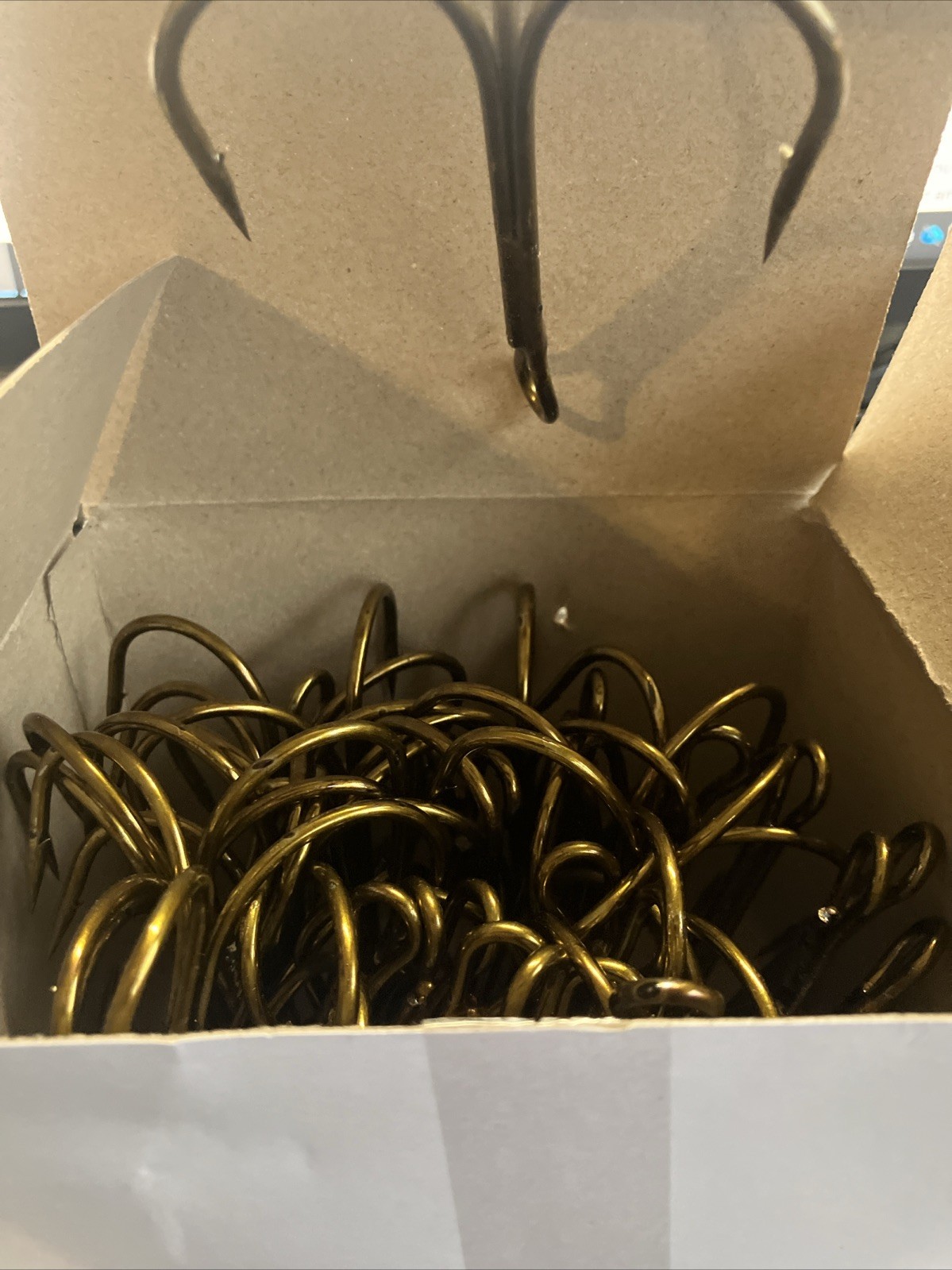 12/0 Treble Hooks Bronze 36 per pack
