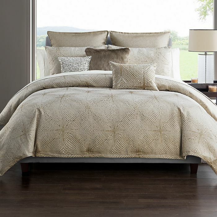 HIGHLINE BEDDING Hoyt Textured EURO SHAM 26 x 26 Bronze - SET of 2 NEW
