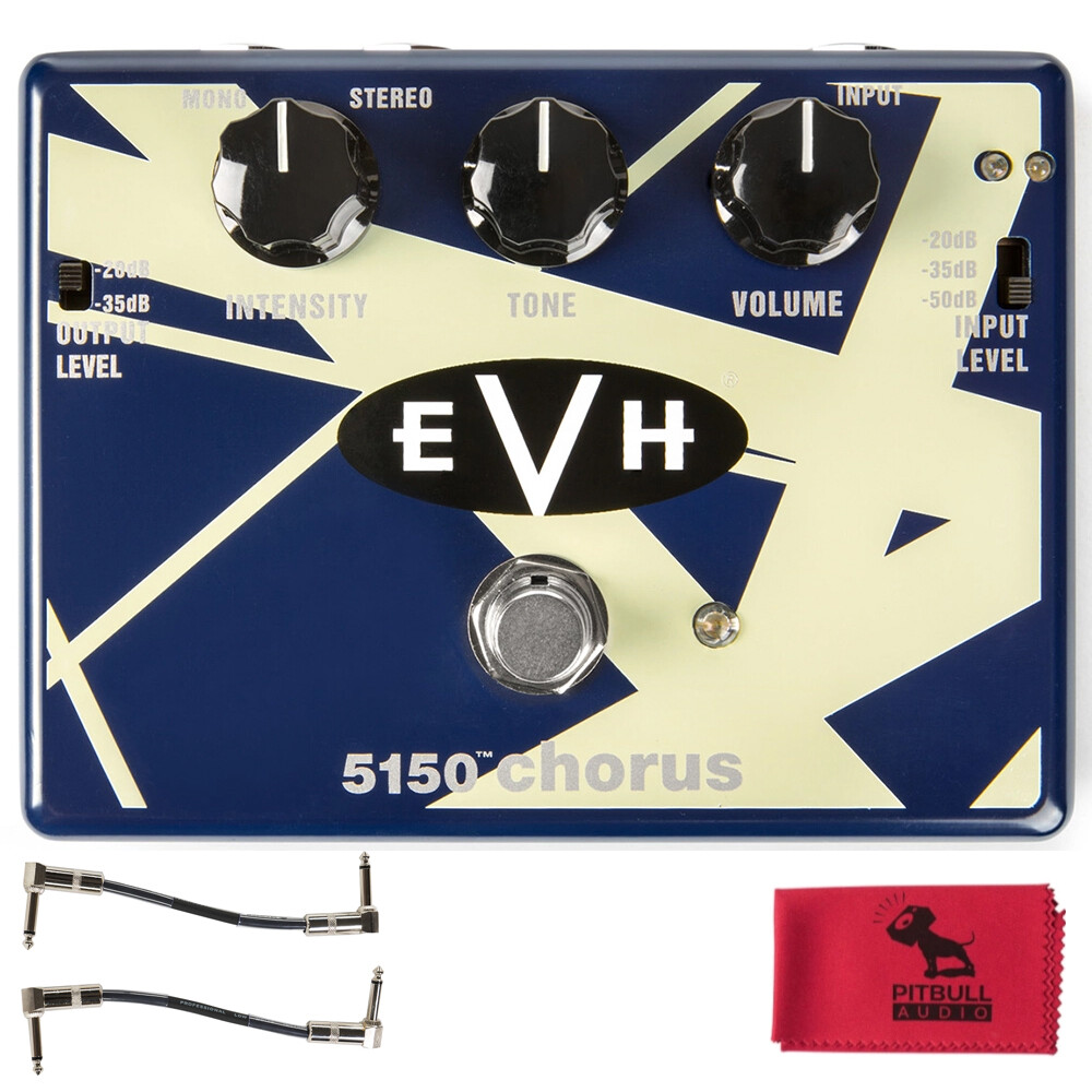 Dunlop MXR EVH 5150 EVH30 Chorus Pedal w/ Patch Cables & Cloth