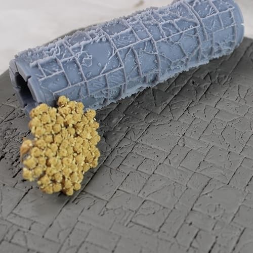 4" Clay Texture Roller - Seamless Embossing Pattern for Polymer, Ceramic & Potte