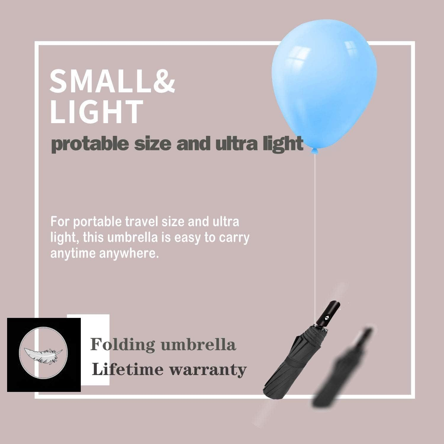 SIEPASA Windproof Travel Compact Umbrella-Automatic Umbrellas for Sky