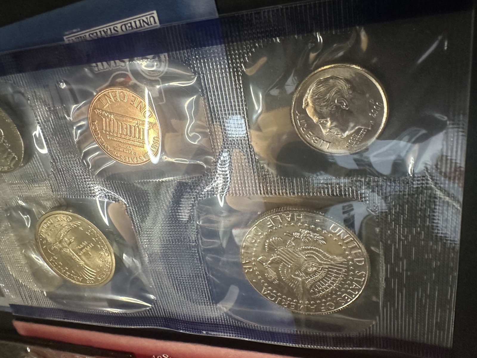 1999 P Uncirculated Coin Set Packaging ERROR Missing Dime Sealed Millennium Y2K
