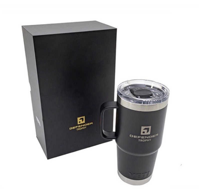 DLFL224BKA Genuine Land Rover Defender Trophy X YETI Rambler Travel Mug 591ml