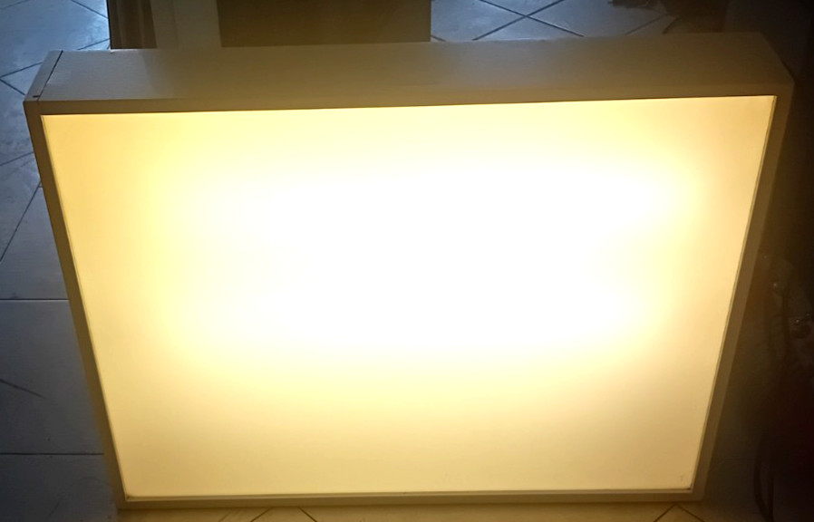 Light Panel Negativoscope 68x53cm Handcrafted Vintage Photo Radiograms