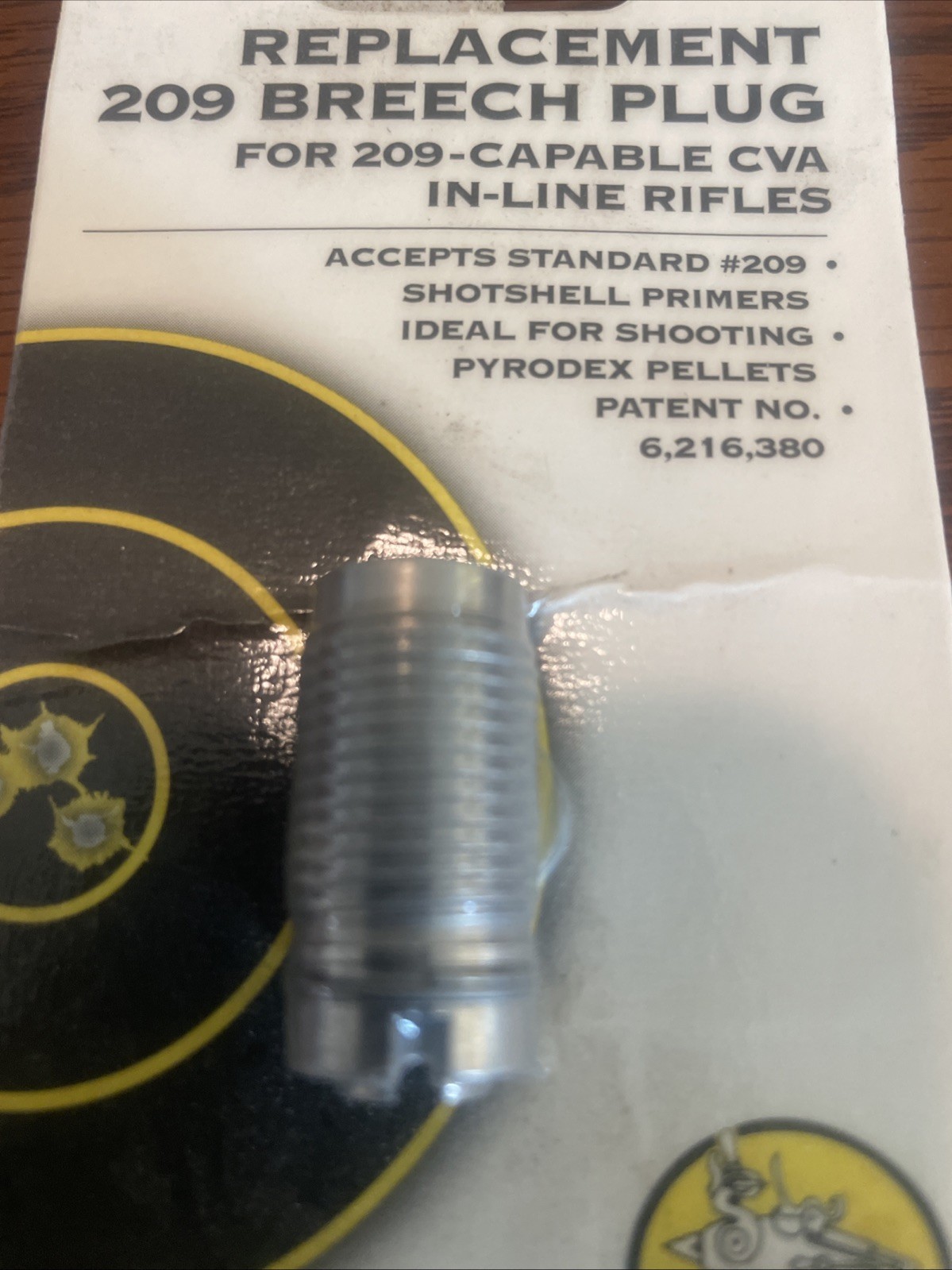 CVA Replacement 209 Breech Plug AC1678 NEW
