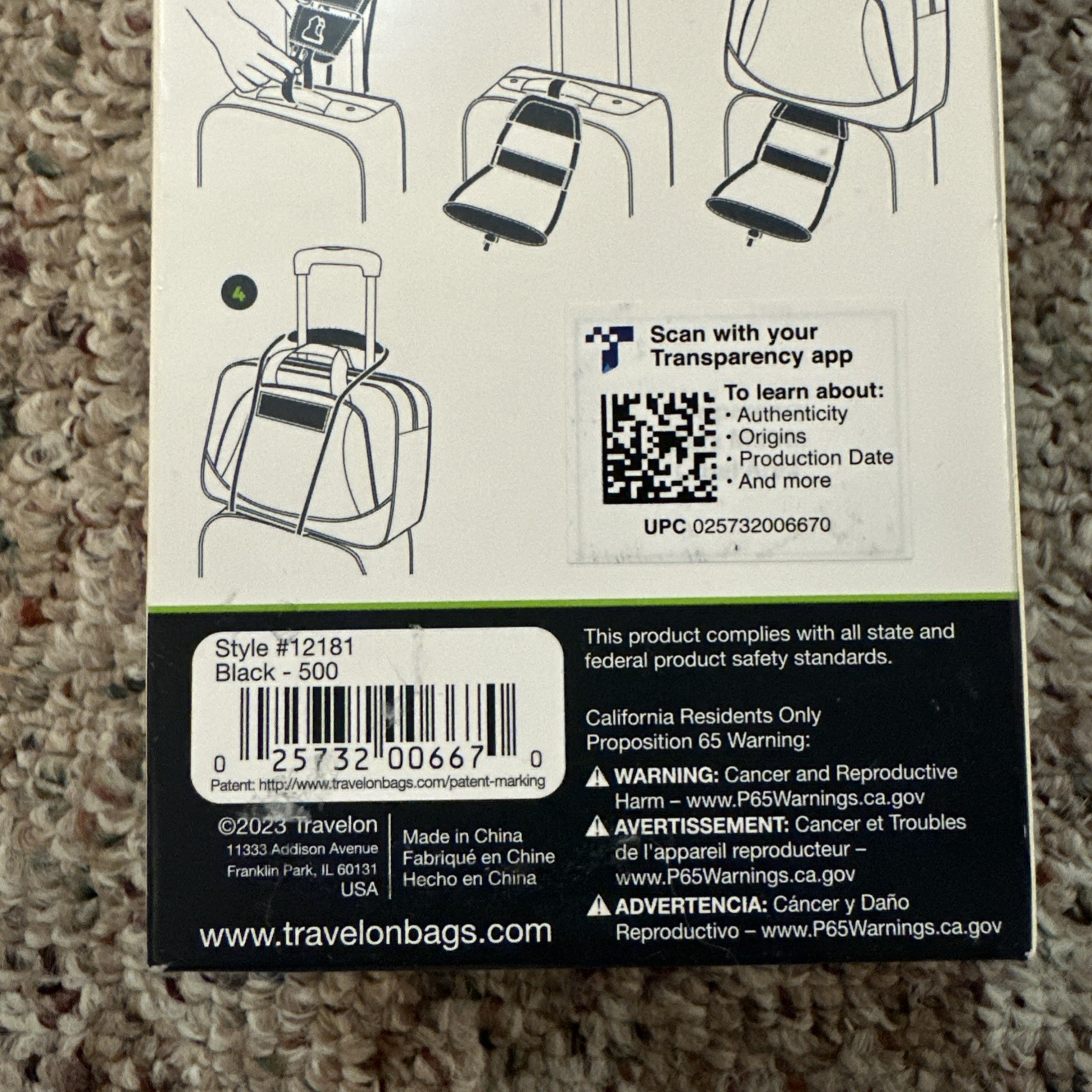 Travelon Bag Bungee