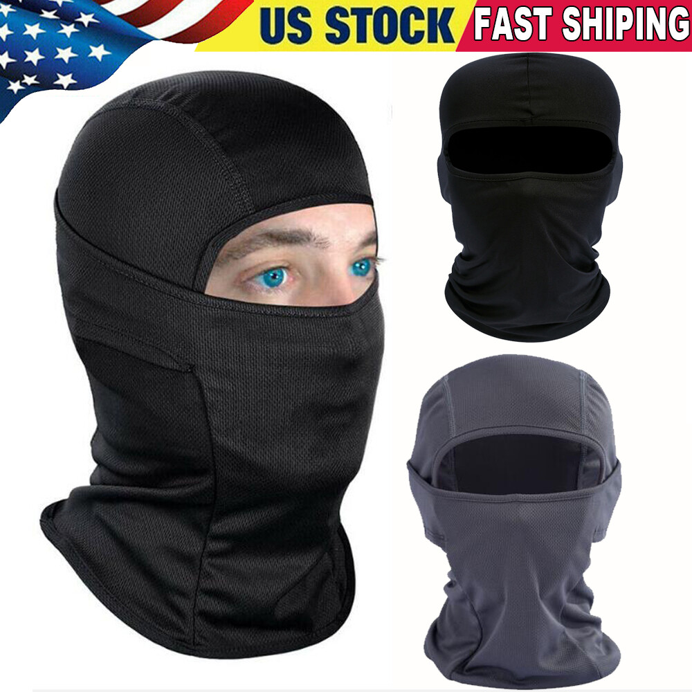Men's Women's Balaclava Full Face Mask Cycling Ski Mask Neck Warm MotorBike Hood
