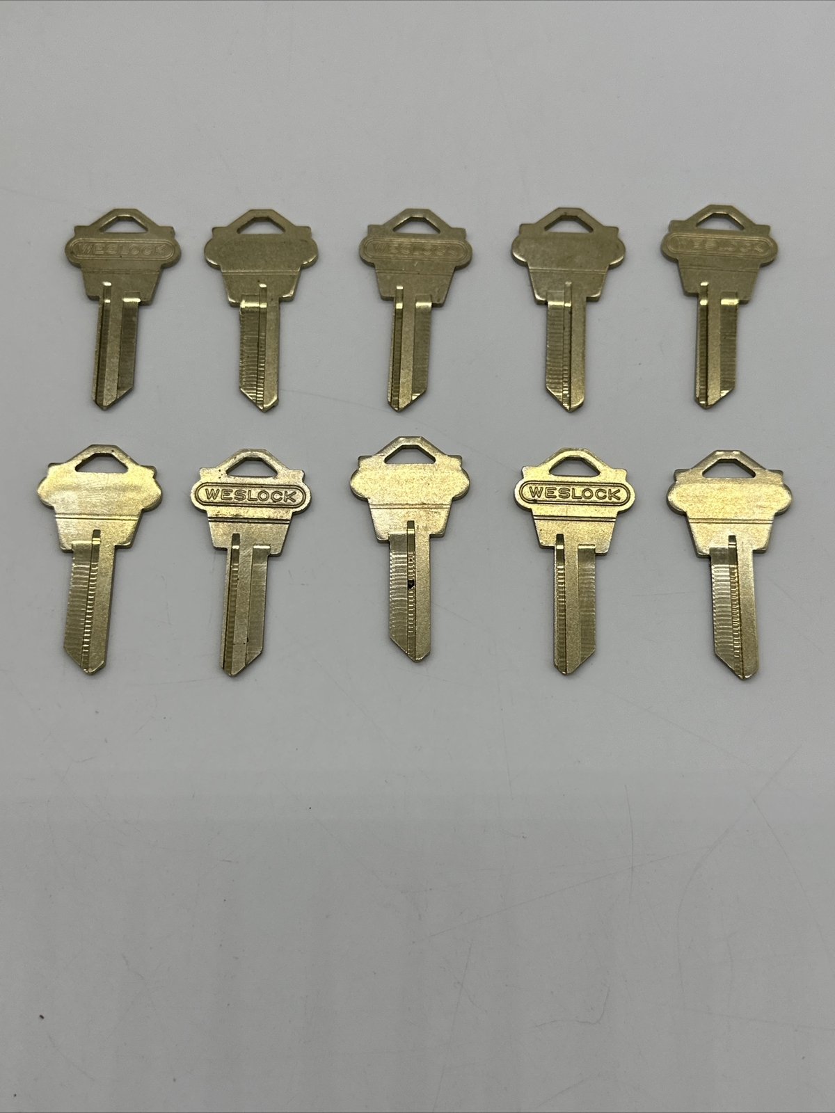10 Weslock WK2 Original 5 Pin Key Blanks #12344 New LOT OF 10 Free Ship