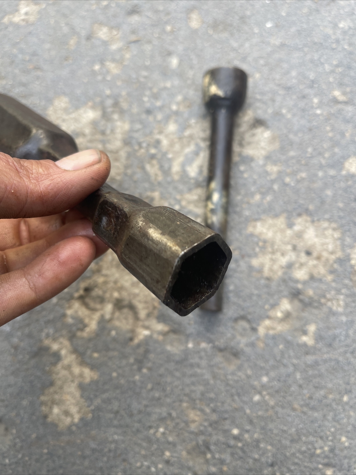 ANTIQUE DRAWN SOCKET 3/4" to 1" DEEP HEX SOCKETS UNMARKED
