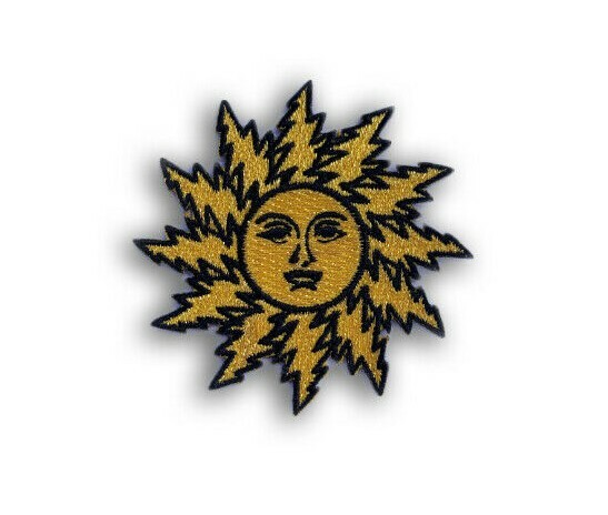 Orange Sunshine Sun Bolt Patch