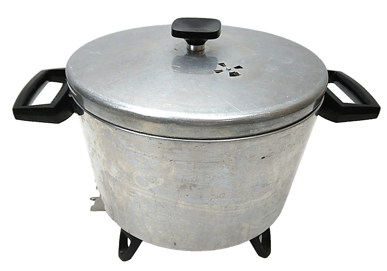 Vtg Westinghouse Dutch Ove Electric Works  5 In Deep 9.5 Diameter Cast Aluminum