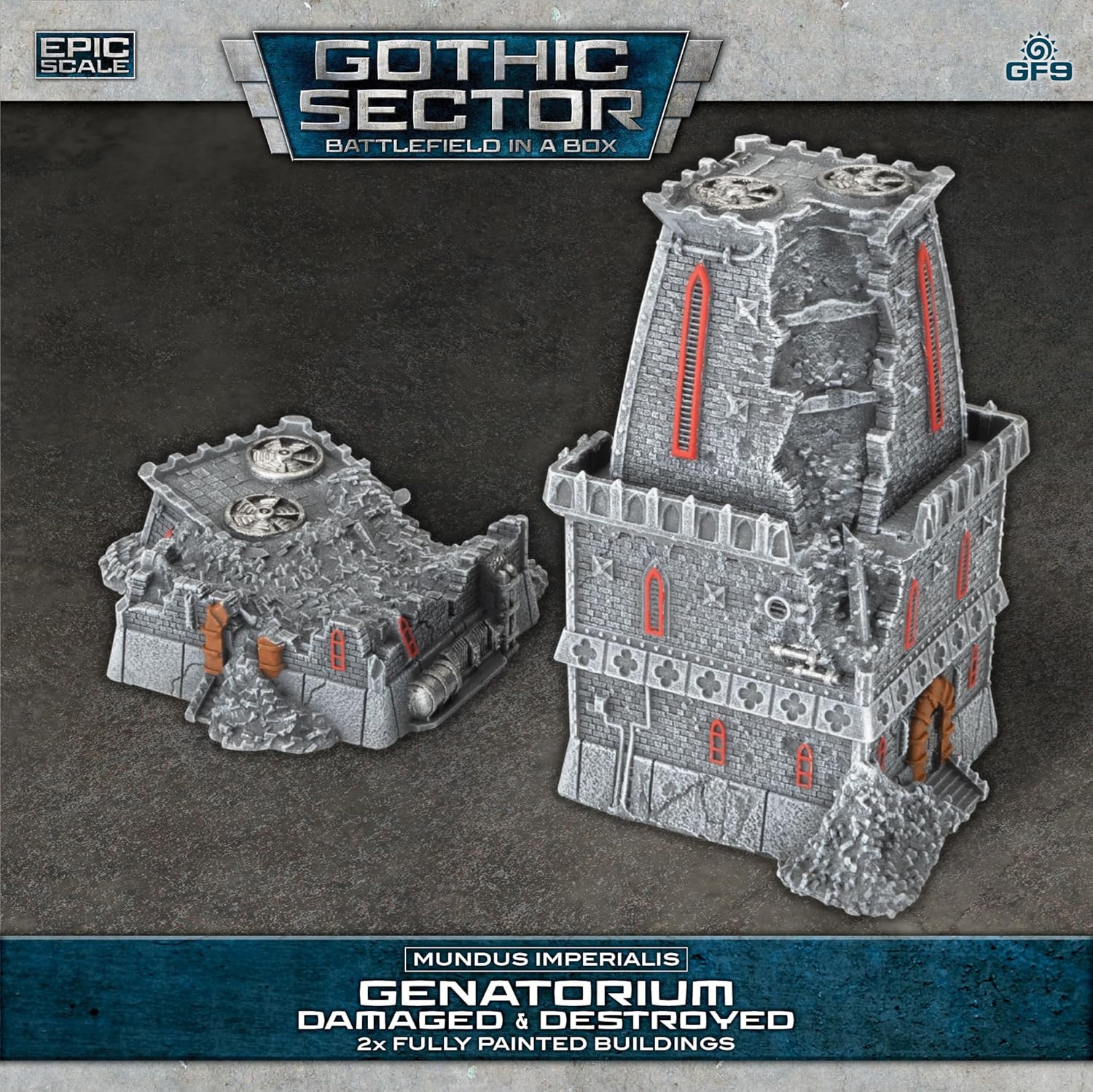 Battlefield in a Box Gothic Sector: Mundus Imperialis- Genatorium (Damaged)