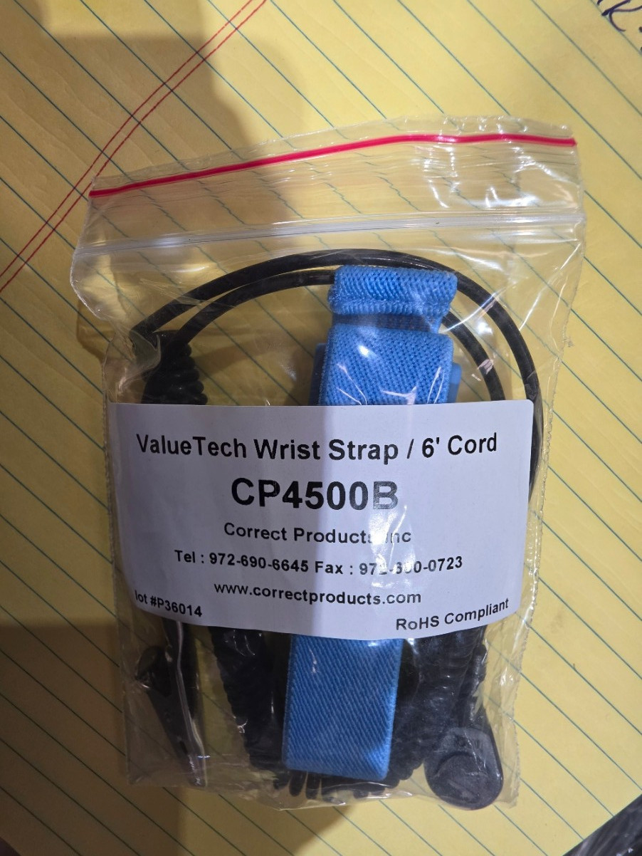 Correct Products CP4500B Wrist Strap NEW!