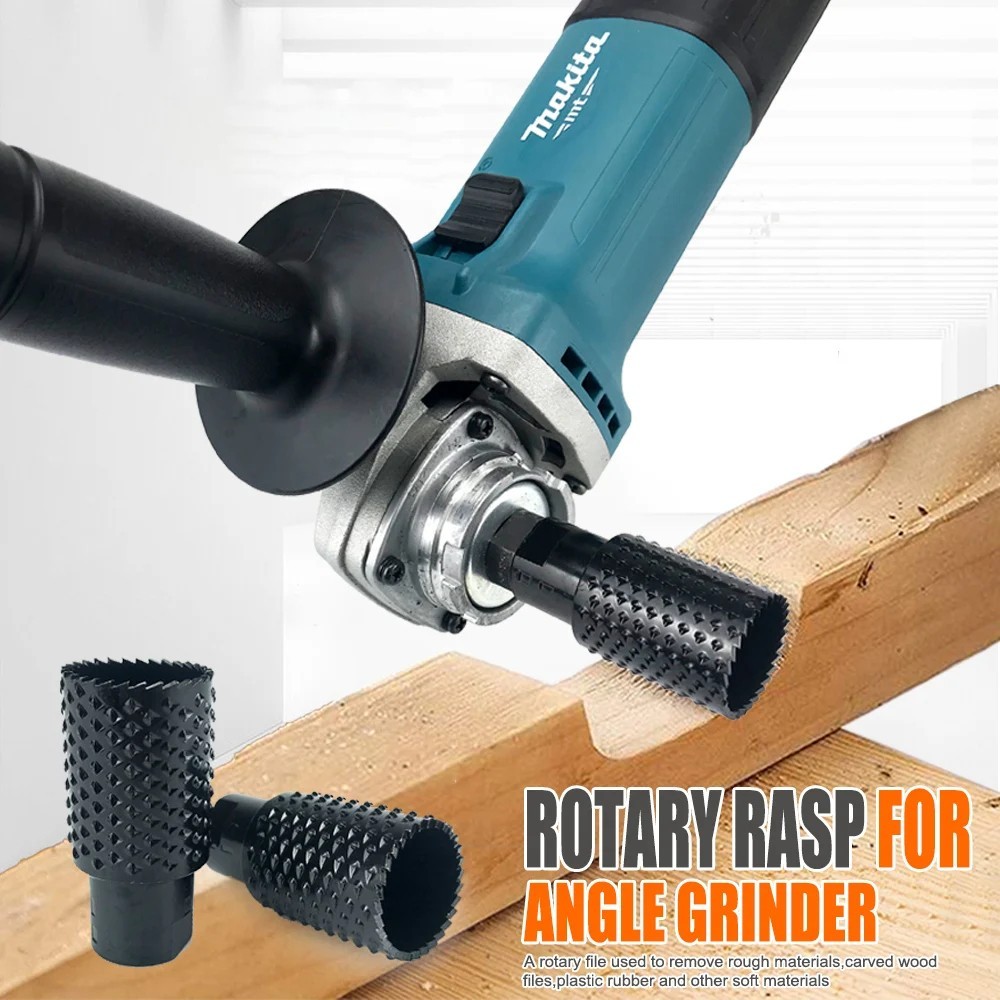 Rotary Rasp for Angle Grinder 100/125mm M10 M14 Wood Carving Grinding Burr