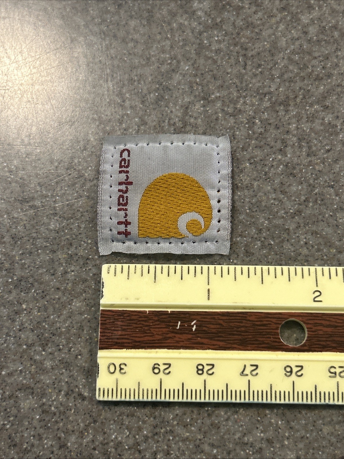 Carhartt Fabric Tag Patch Sew Stitch On LOGO PATCH 100% AUTHENTIC 1 1/4x1 1/4”